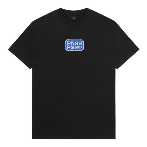 Pass Port - Yearbook Logo Tee (Black) *SALE